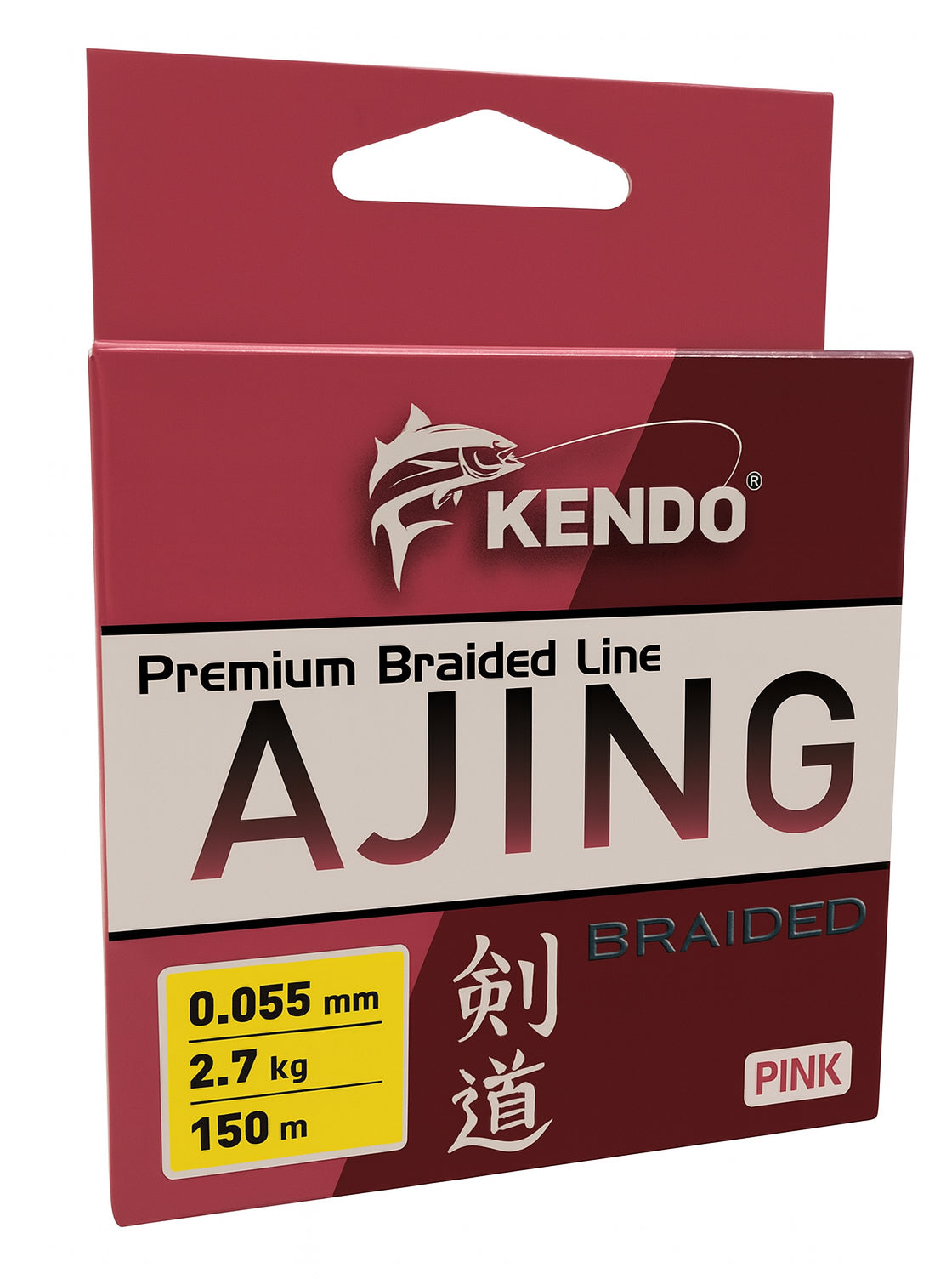 Kendo Ajing Premium Braided Line Pink 150m Örgü İp - KENDO FISHING