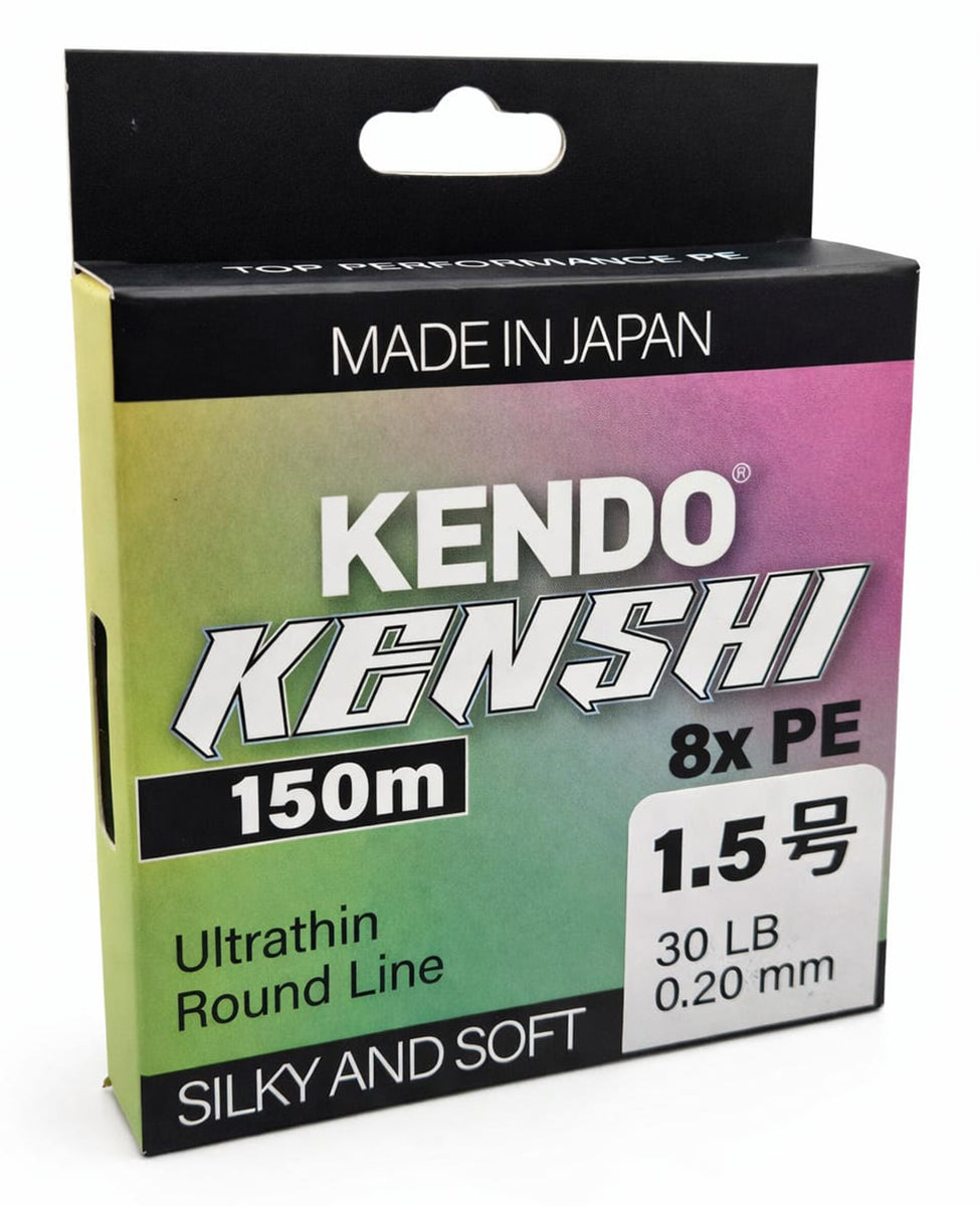 Kendo Kenshi Japanese Braid Low Pitch 8X Multicolor 150M Örgü İp - KENDO FISHING