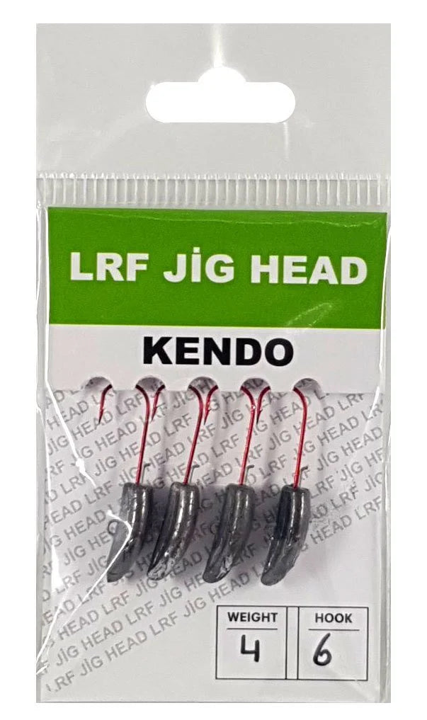Kendo Lrf Jig Head Kırmızı İğneli 4 Adet - KENDO FISHING