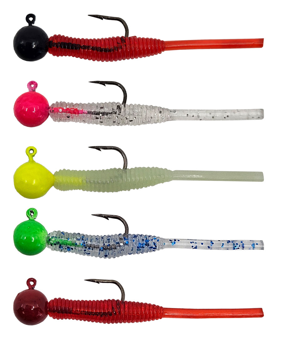 Kendo Hook Worm Jighead+Lrf Silikonu 2gr+4.5cm 5 Adet - KENDO FISHING