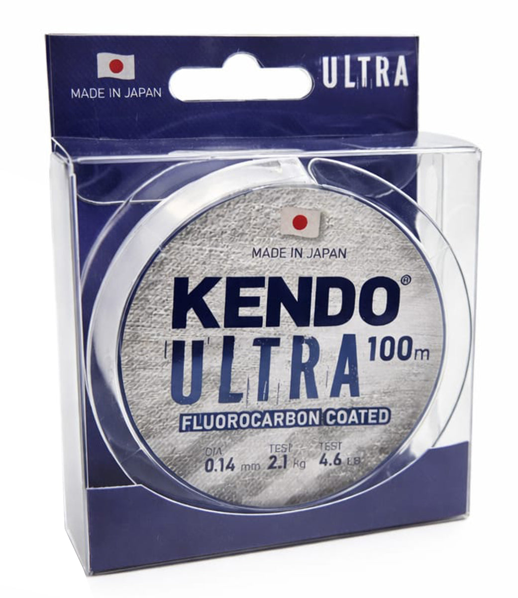 Kendo Ultra Fluorocarbon Coated 100m White Misina - KENDO FISHING