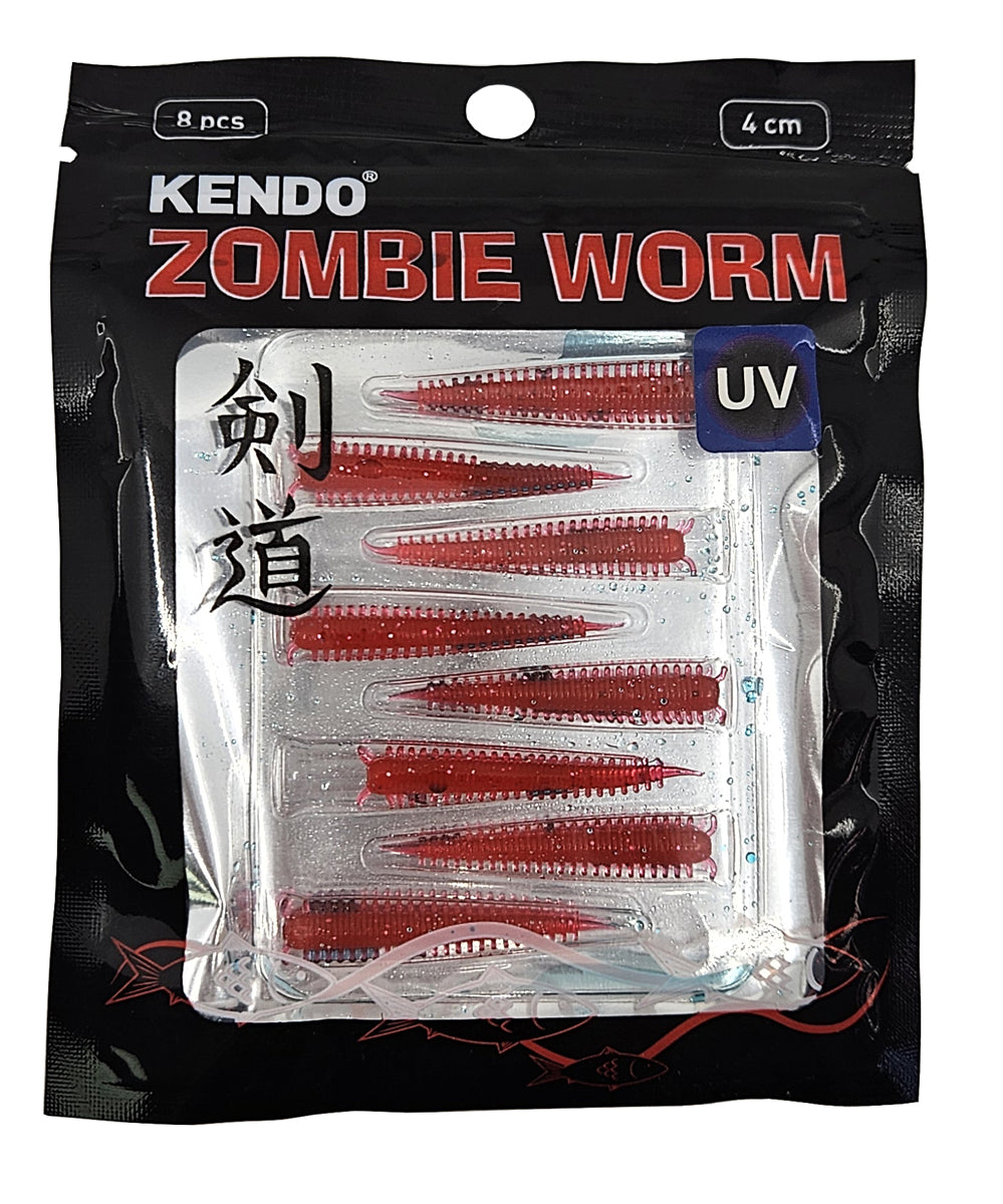 Kendo Zombie Worm Lrf Silikonu 4cm 8 Adet - KENDO FISHING