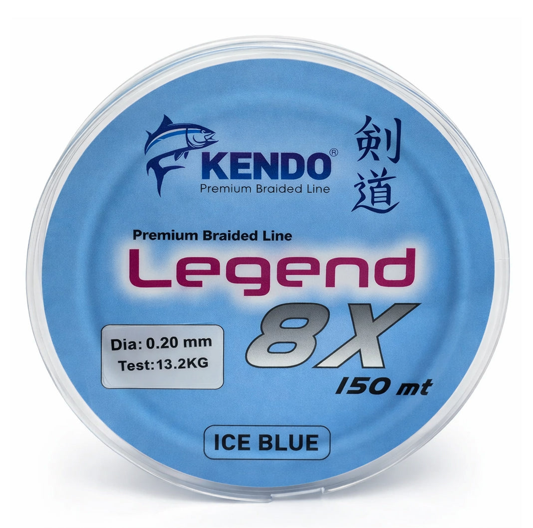 Kendo Legend X8 150M Ice Blue Örgü İp - KENDO FISHING