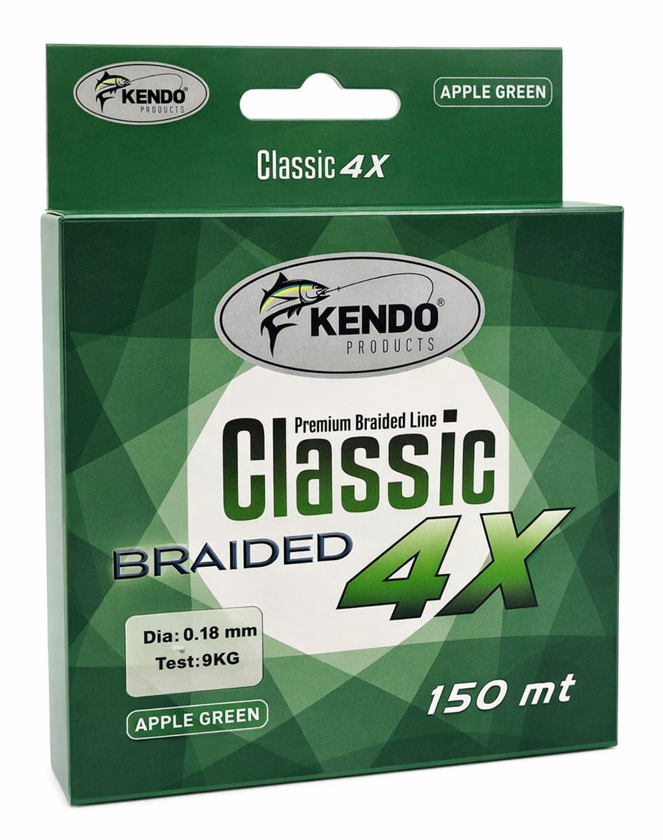 Kendo Classic 4X 150m Apple Green Örgü İp - KENDO FISHING