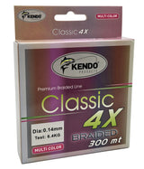 Kendo Classic 4X 300m Multicolor Örgü İp - KENDO FISHING
