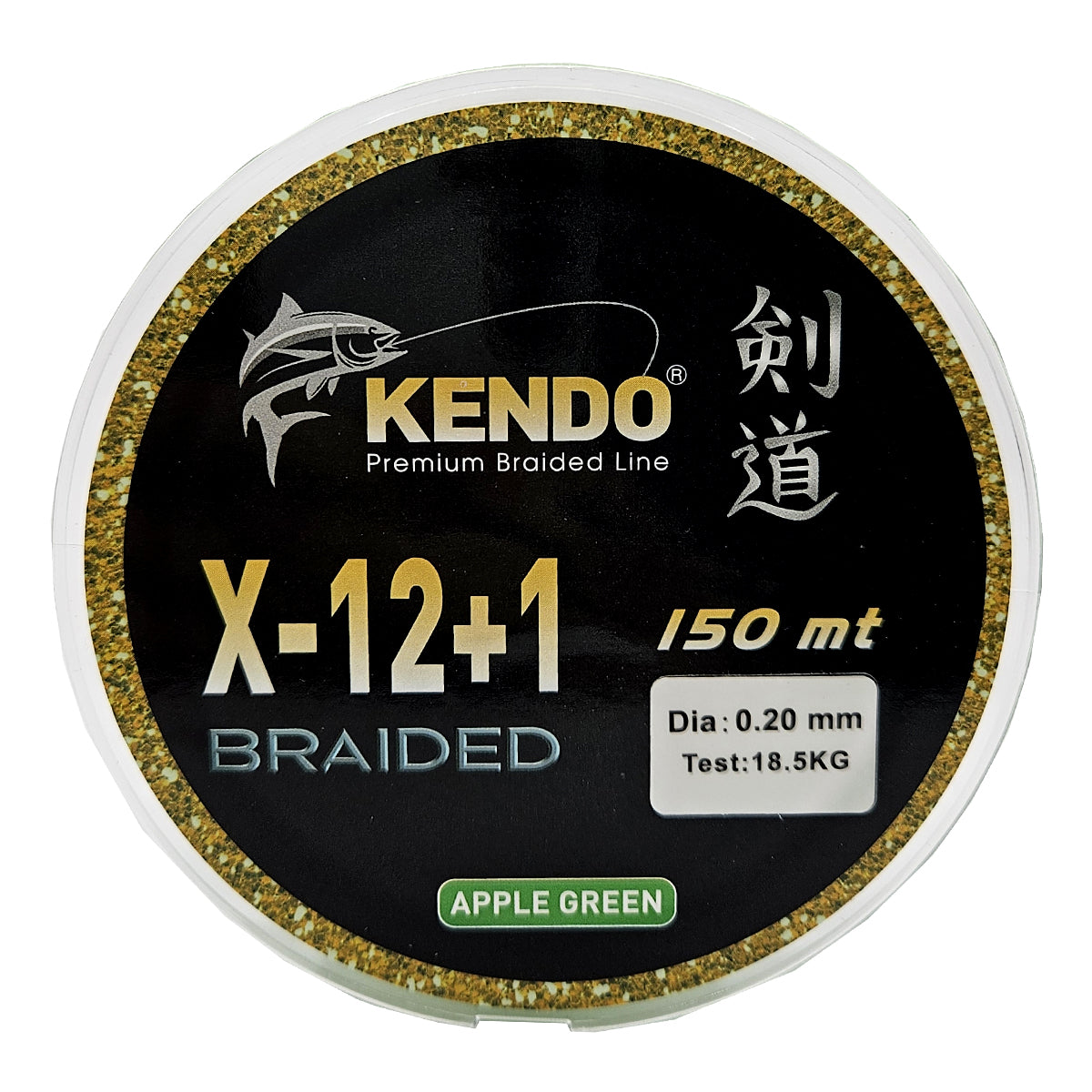 Kendo X-12+1 Braided 150m Apple Green Örgü İp - KENDO FISHING