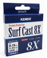 Kendo Surf Cast 8X Fighting 300 mt Örgü İp ( ICE BLUE) - KENDO FISHING