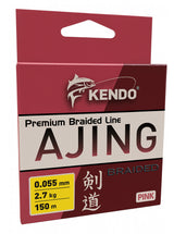 Kendo Ajing Premium Braided Line Pink 150m Örgü İp - KENDO FISHING