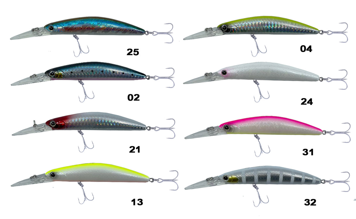 Kendo Deep Minnow 95mm 13gr Sahte Balık - KENDO FISHING