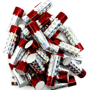 Kendo Lüfer Mantarı Sert Beyaz 4cm Slim Kırmızı&Beyaz Çift Renk 10 Adet