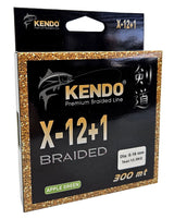 Kendo X-12+1 Braided 300m Apple Green Örgü İp - KENDO FISHING