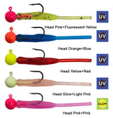 Kendo Hook Worm Jighead+Lrf Silikonu 1.5gr+4.5cm 5 Adet - KENDO FISHING