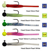 Kendo Hook Worm Jighead+Lrf Silikonu 1gr+4.5cm 5 Adet - KENDO FISHING