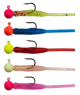 Kendo Hook Worm Jighead+Lrf Silikonu 1.5gr+4.5cm 5 Adet - KENDO FISHING