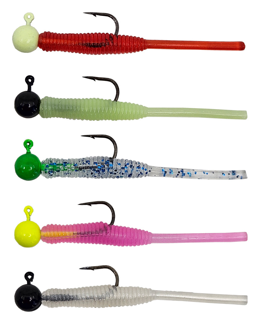 Kendo Hook Worm Jighead+Lrf Silikonu 1gr+4.5cm 5 Adet - KENDO FISHING