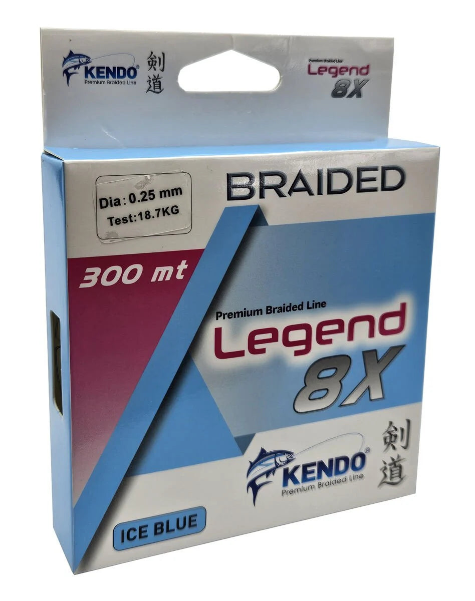 Kendo Legend X8 300M Ice Blue Örgü İp - KENDO FISHING