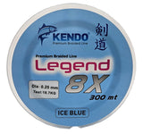 Kendo Legend X8 300M Ice Blue Örgü İp - KENDO FISHING